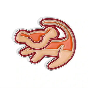 Lion King Simba Disney cat enamel brooch pin accessories backpack womens jewelry